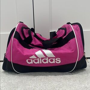 Adidas Fuchsia and Black Sports Bag